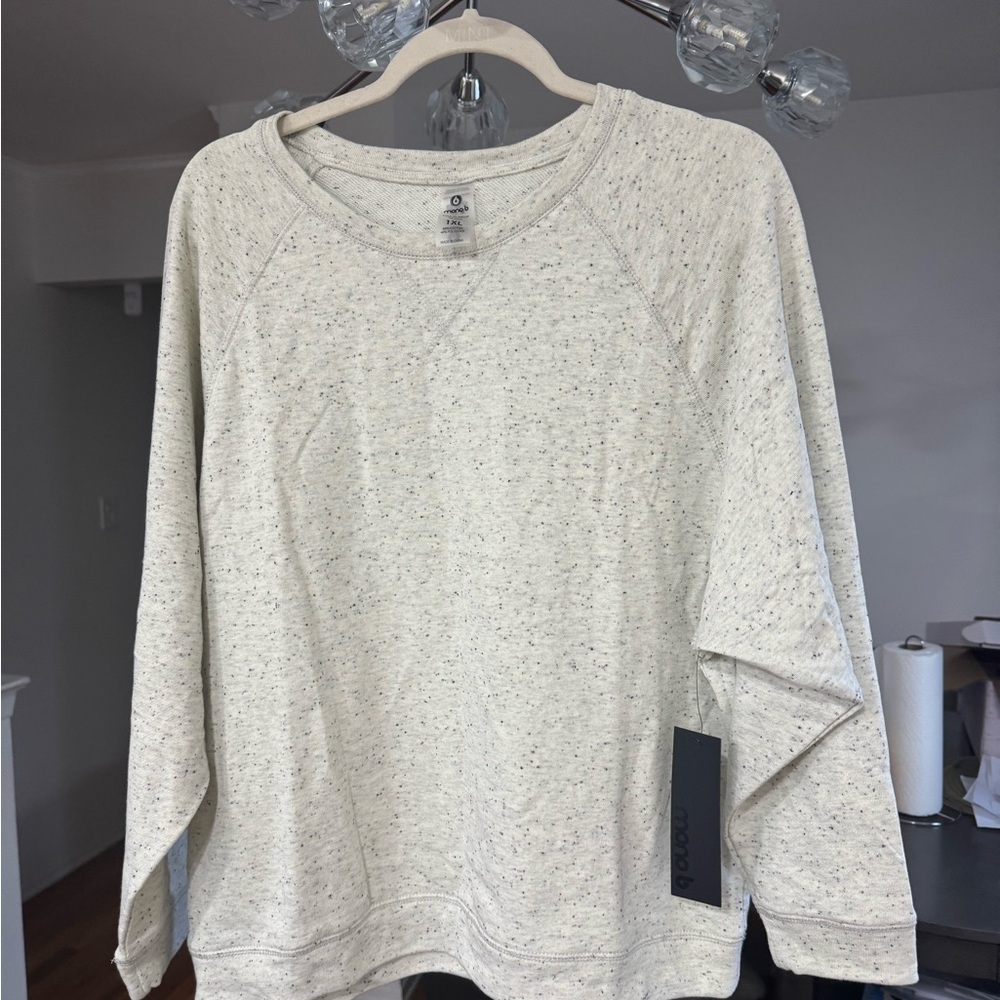 Mono B Light Speckled Pullover - Picture 2 of 4